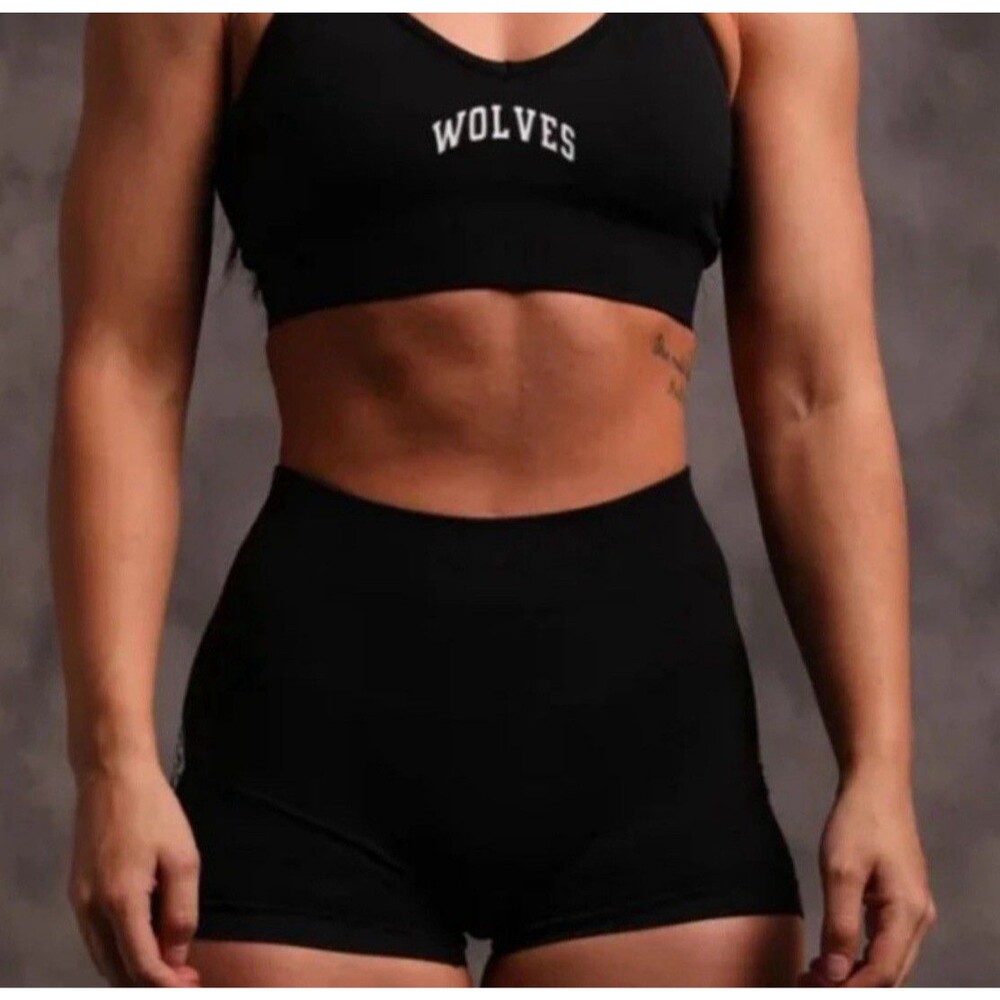 Darc Sport SHE Wolves Forever Everson Sierra Seamless Women’s Small Shorts NWT - Picture 3 of 3